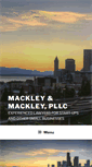 Mobile Screenshot of mackleylaw.com